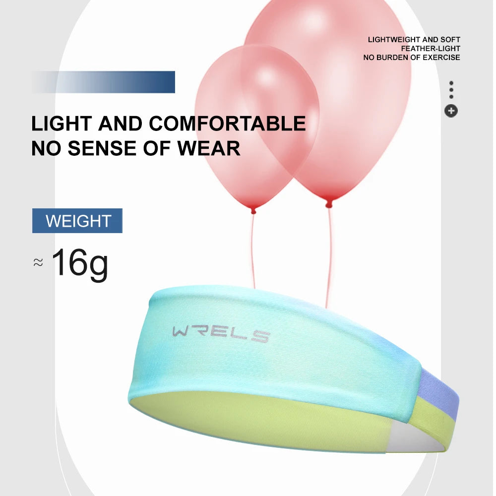 Breathable Elastic Sweatband – Moisture Wicking Headband for Fitness Sports