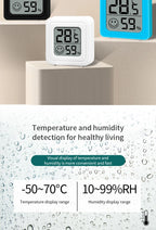 Digital LCD Thermometer Hygrometer – Indoor Temperature Humidity Gauge for Home