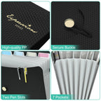 Expanding File Folder – 7-Pocket Accordion Organizer for A4 Documents
