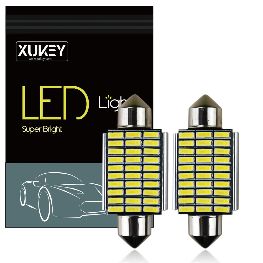 LED License Plate Bulbs – 6000K Bright White Light for BMW E-Series