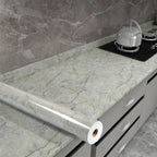 Self-Adhesive Marble Wallpaper – PVC Waterproof Film for Kitchen Renovation
