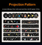 Rotating Galaxy Music Projector – Bluetooth LED Night Light for Kids Bedroom