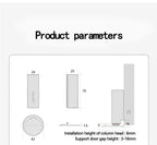 Magnetic Door Stopper – Heavy Duty Wall Protector for Home Furniture Hardware