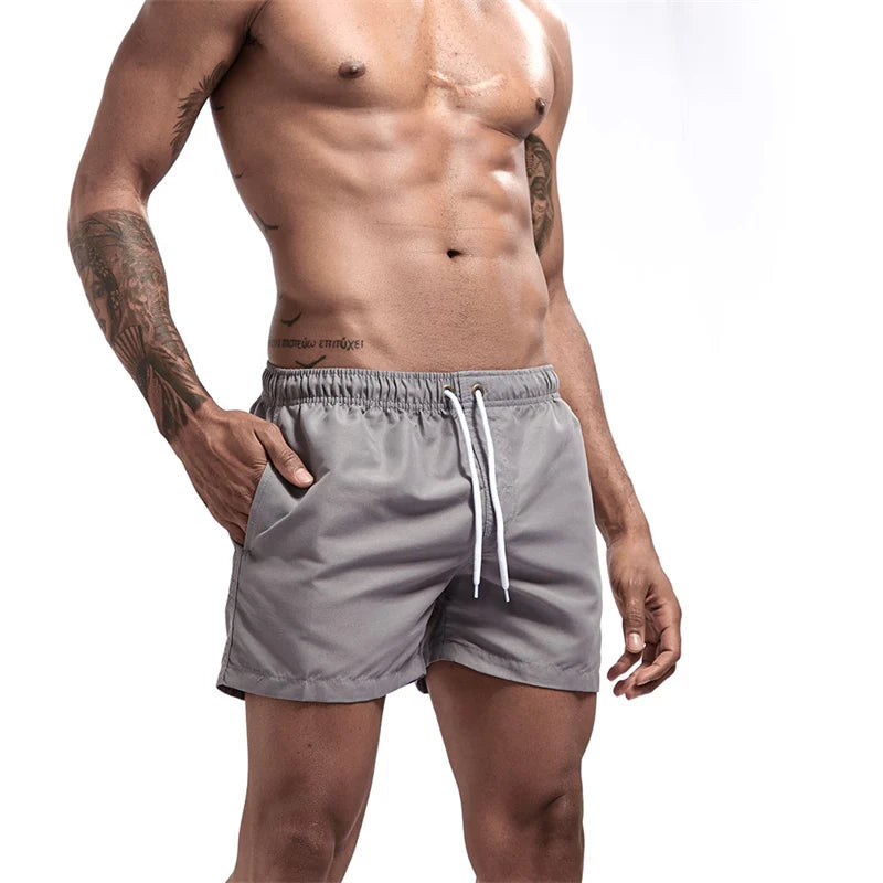 Mens Quick Dry Swim Trunks – Lightweight Beach Shorts for Summer Swimming