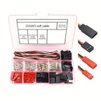 JST Connector Kit – Male and Female Jumper Plugs for RC Servo Electronics