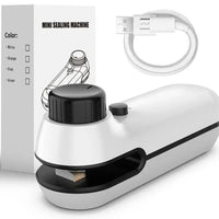 USB Rechargeable Mini Heat Sealer – Portable Handheld Plastic Bag Resealer