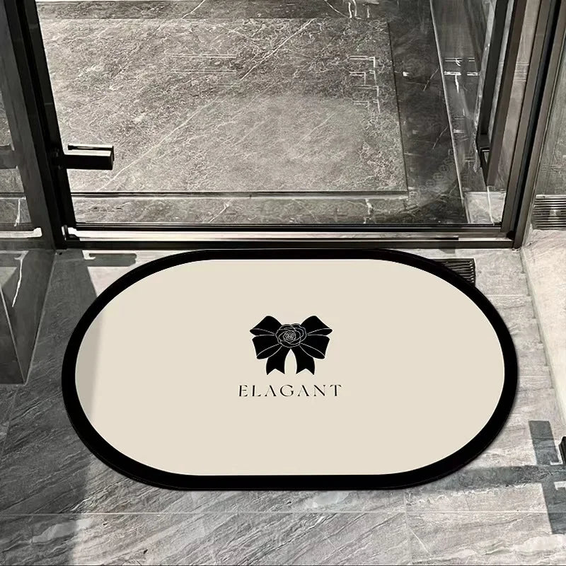 Absorbent Bathroom Floor Mat – Anti-Slip Quick Dry Rug for Home Entrance