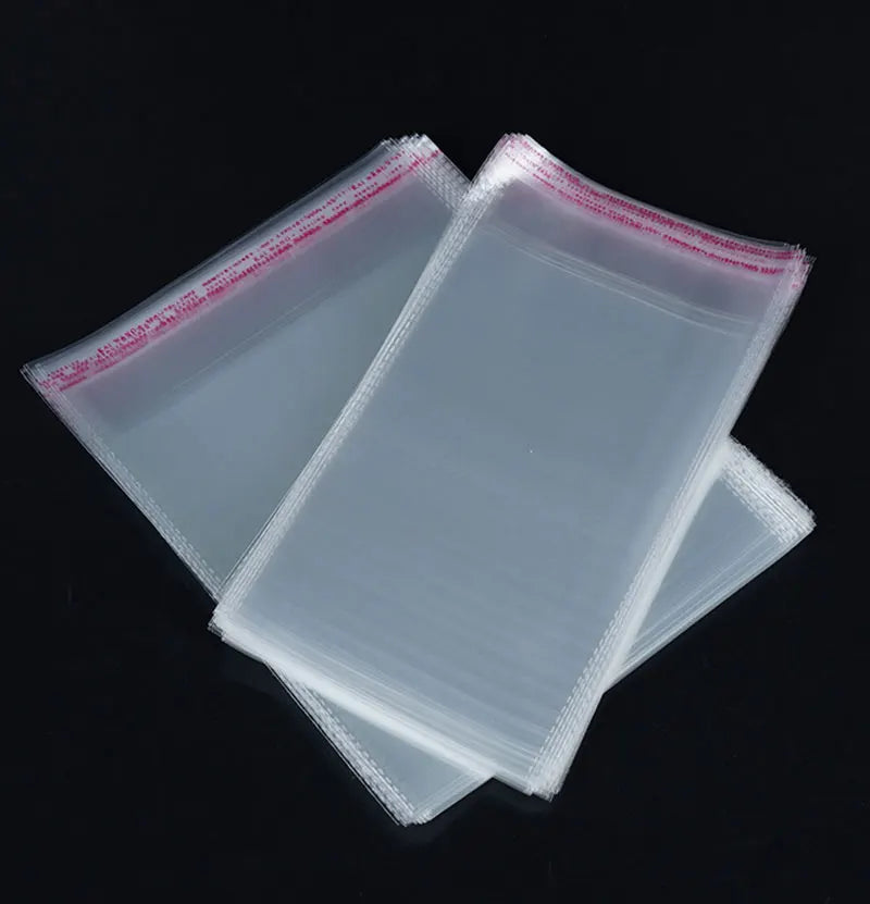Self-Adhesive Cellophane Bags – Transparent Plastic Packaging for Jewelry Candy