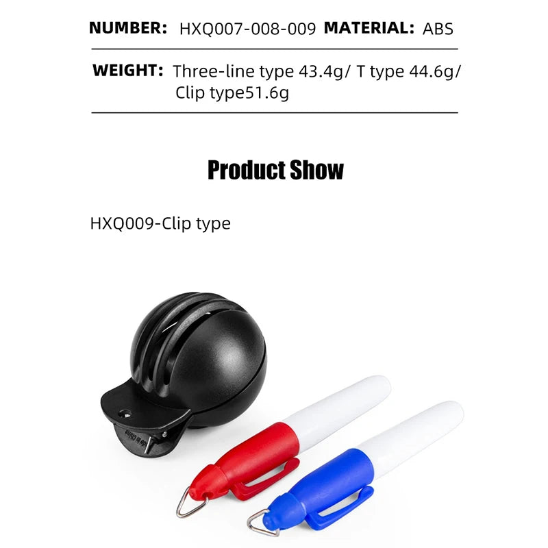Golf Ball Alignment Tool – Precision Marking Stencil for Putting Accuracy