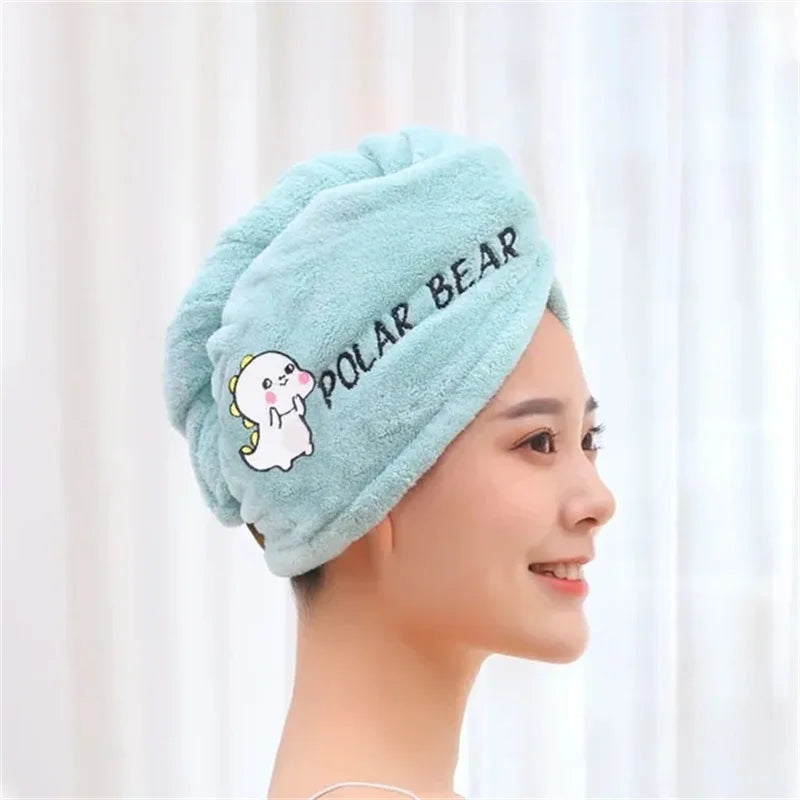 Microfiber Hair Turban – Absorbent Towel Wrap for Quick Drying