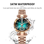 Elegant Stainless Steel Quartz Watch – Luxury Fashion Accessory for Women