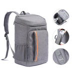 Insulated Cooler Backpack – Leakproof Soft Bag for Outdoor Picnic Travel