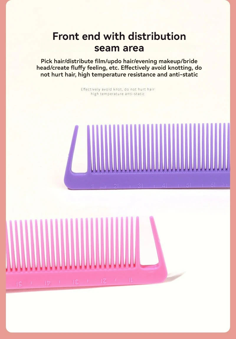 Professional Hair Styling Brush Set – Steel Needle Combs for Hair Grooming