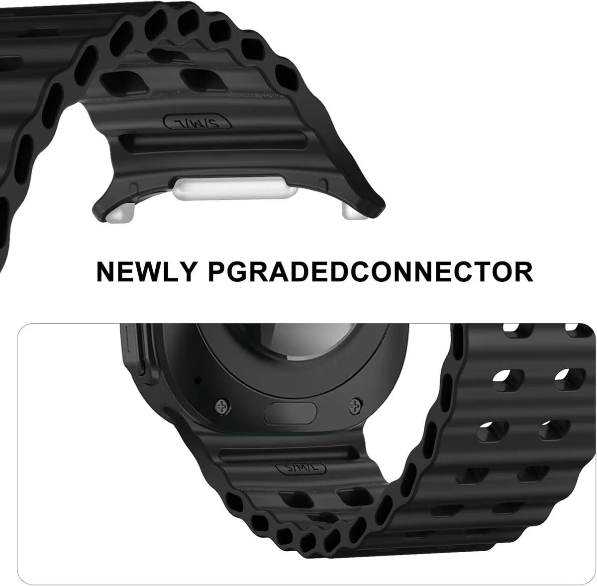 Silicone Marine Strap – Sports Watch Band for Samsung Galaxy Watch Ultra