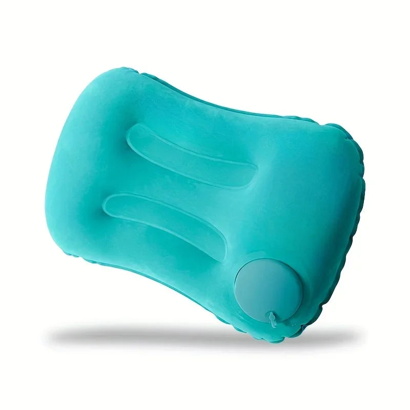 Portable Inflatable Travel Pillow – Ergonomic Neck and Waist Support for Flights