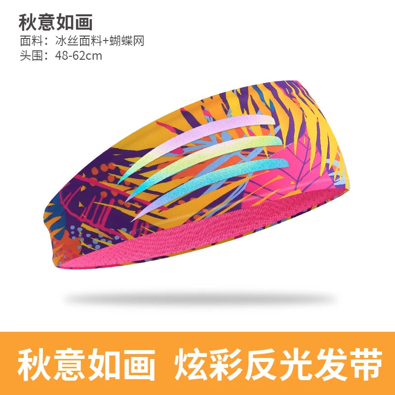Stretchy Sports Sweatband – Moisture Wicking Headband for Gym and Fitness