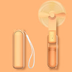 Portable Handheld Turbo Fan – Rechargeable Personal Cooler for Outdoor Travel