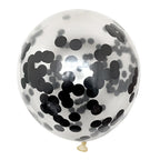 Gold Glitter Confetti Latex Balloons – 12 Inch Decor for Wedding Birthday Party