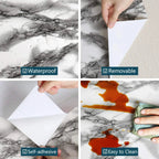 Marble Contact Paper – Waterproof Self Adhesive Vinyl for Kitchen Countertops