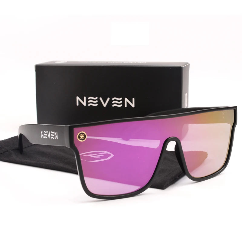 Square Conjoined Lens Sunglasses – UV400 Gradient Eyewear for Outdoor Cycling