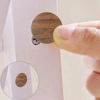 Adhesive Screw Cover Stickers – Black White Gray Plastic for Cabinet Decor