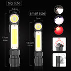 Rechargeable LED Work Light – Magnetic COB Flashlight for Outdoor Repairs