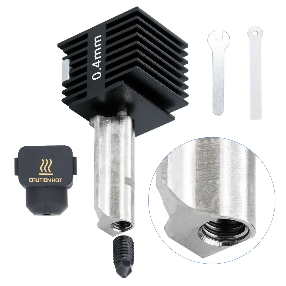 Hardened Steel Nozzle Hotend Kit – Precision Printing for A1 and A1 Mini