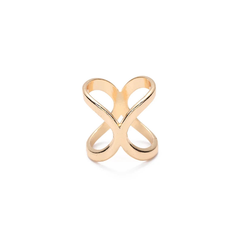 Cross Scarf Clips – Hollow Metal Buckle Brooches for Women Jewelry Accessories