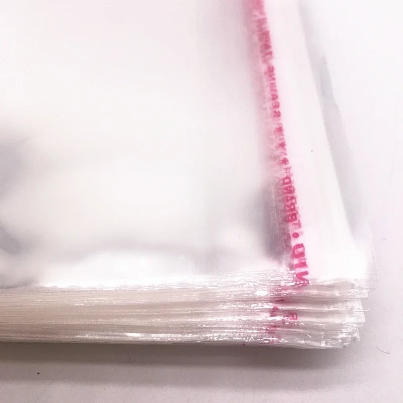 Resealable Clear OPP Bags – Adhesive Plastic Pouches for Jewellery Packaging