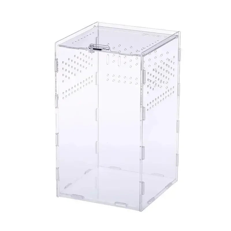 Acrylic Reptile Terrarium – Nano Arboreal Enclosure for Spiders and Insects