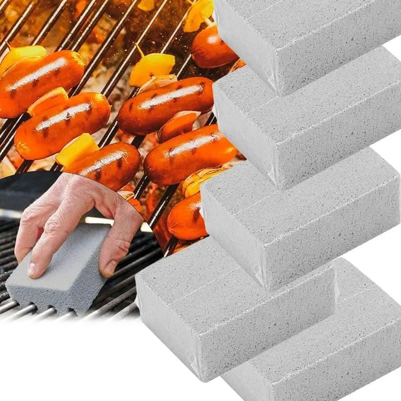 Pumice Cleaning Stone – Heavy Duty Foam Brick for Outdoor Grill Maintenance