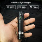 Rechargeable LED Flashlight – 1800lm USB-C Torch for Outdoor Camping Hiking