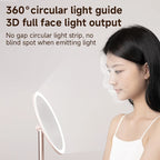 Adjustable LED Makeup Mirror – Metal Desktop Vanity Light for Daily Beauty