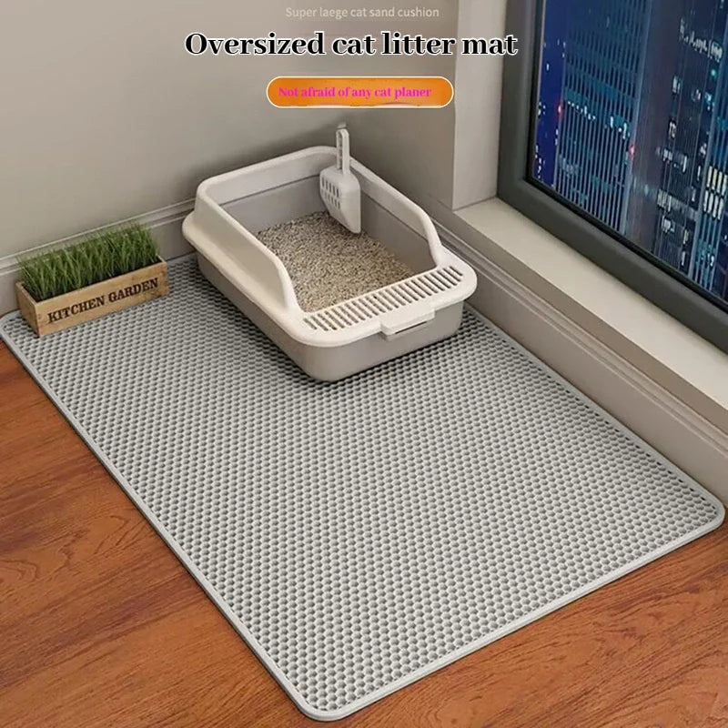Waterproof Cat Litter Mat – Non-Slip Sand Trapping for Indoor Kittens