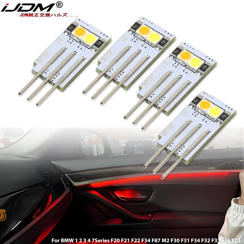 LED Door Panel Ambient Lighting – Interior Atmosphere Lights for BMW