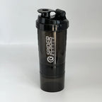 3-Layer Protein Shaker Bottle – Large Capacity Mixer Cup for Gym Fitness