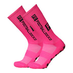 Anti-Slip Athletic Sports Socks – Stretchy Grip Crew for Football Soccer