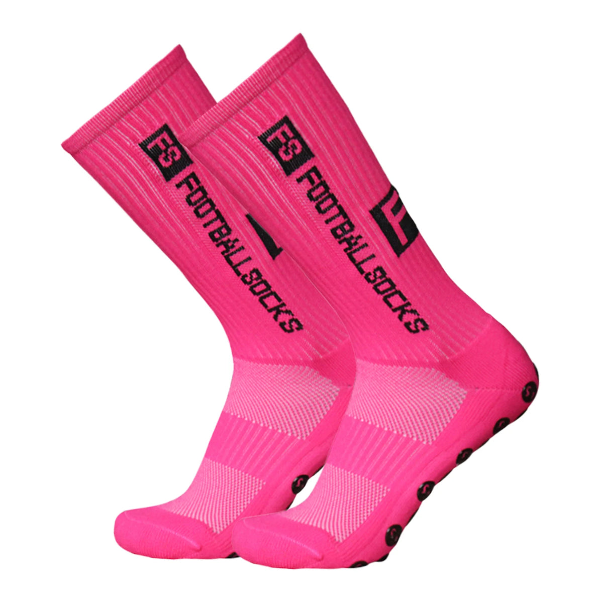 Anti-Slip Athletic Sports Socks – Stretchy Grip Crew for Football Soccer