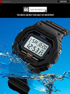 Digital Sport Watch – Multifunctional Retro Timepiece for Men