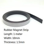 Flexible Rubber Magnetic Tape – Self-Adhesive Strip for DIY Home Crafts