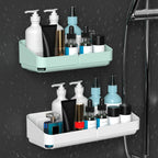 Adhesive Wall Storage Shelf – No-Drill Organizer for Bathroom and Kitchen