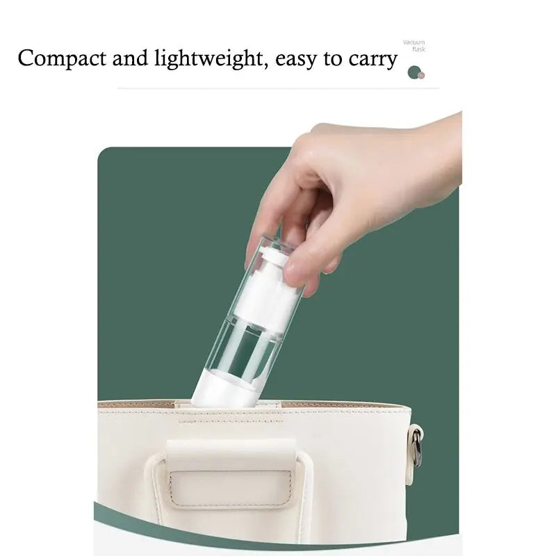 Vacuum Pump Travel Bottles – Refillable Containers for Toiletries and Lotions