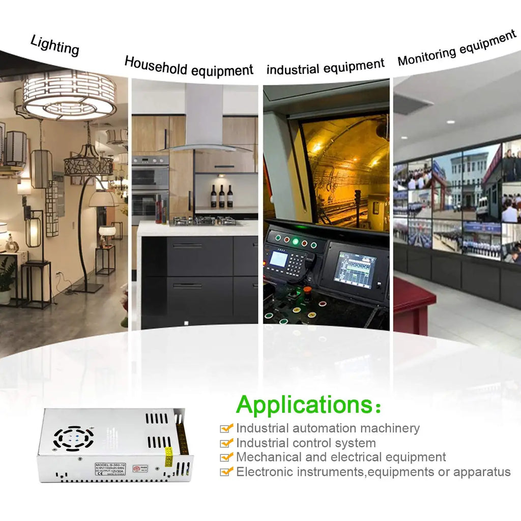 Universal LED Power Adapter – Switching Transformer for Lighting Systems