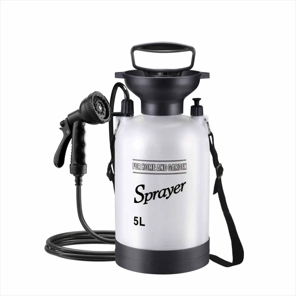 Portable Manual Camping Shower – 3/5/8L Pump for Pet Bath and Car Wash