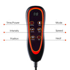 Heated Back Massage Cushion – Infrared Vibrating Mat for Home Office and Car