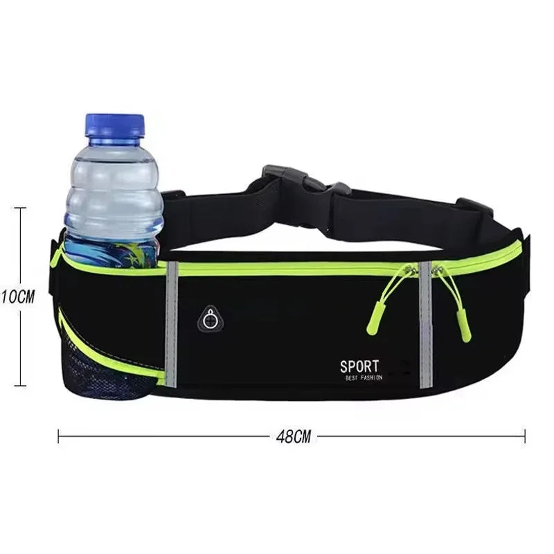 Running Waist Belt – Slim Fanny Pack for Mobile Phone Gym and Cycling