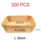 Disposable Air Fryer Parchment Liners – 9 Inch Nonstick Paper for Baking