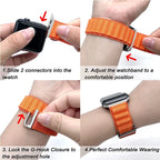 Alpine Loop Nylon Band – Rugged Sport Strap for Apple Watch Ultra and Series