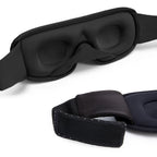 Soft 3D Contoured Eye Mask – Breathable Light Blocking for Travel Sleeping