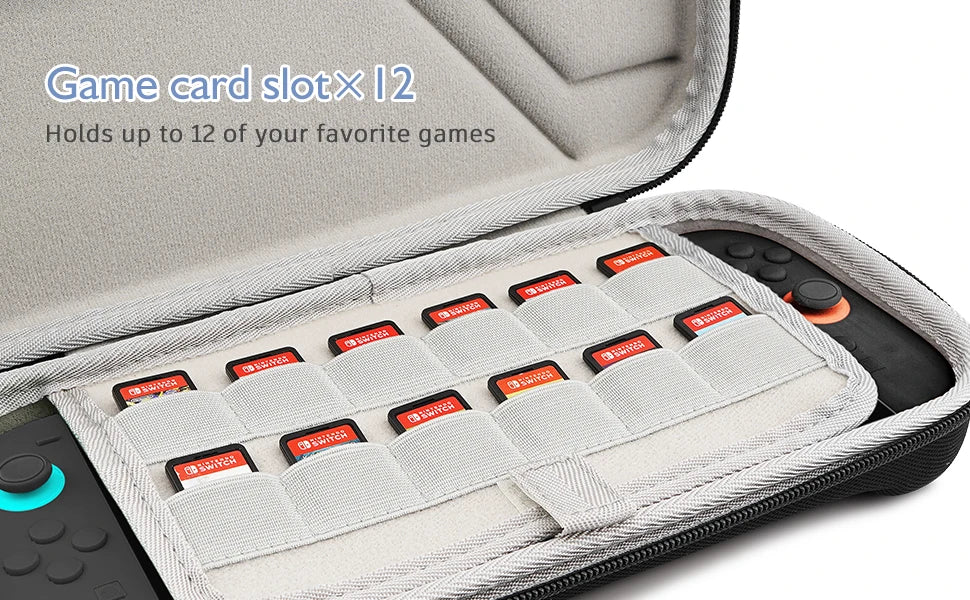 Shockproof Carrying Case – Hard Shell Storage for Nintendo Switch Consoles
